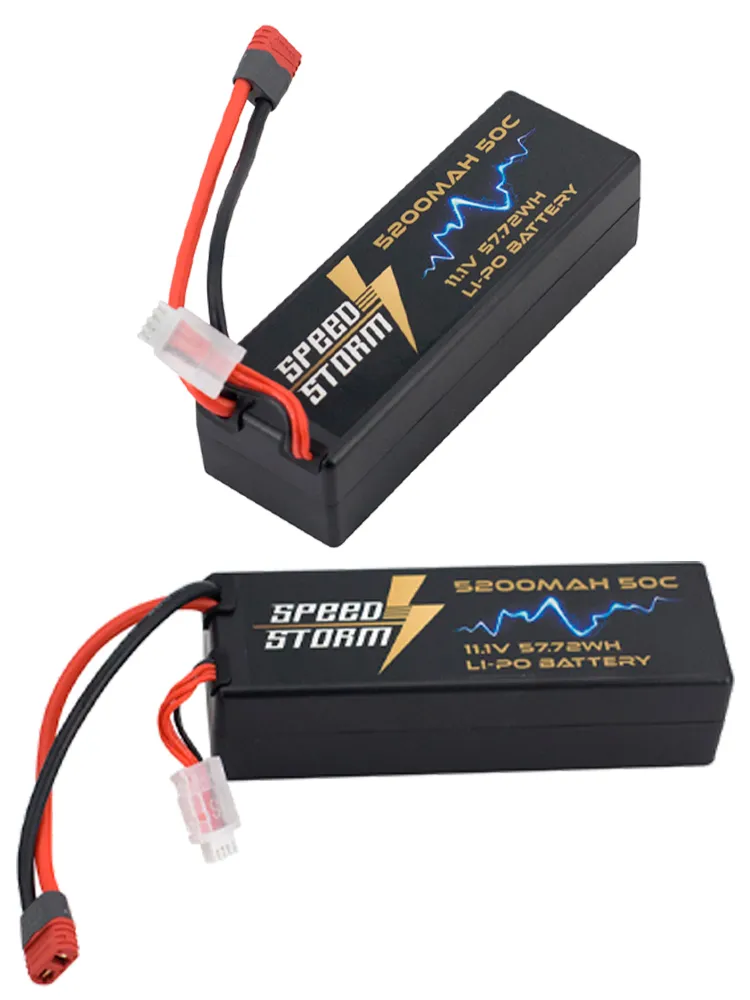 Аккумулятор Speed Storm Li-Po 11.1V 50C 5200 mAh Hard Case разъем T-plug (Deans) - SS-3S5200-50-D, 5200 мАч, фото 5