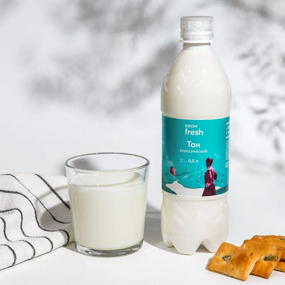Тан классический 0,5%, 0,5 л, Ozon fresh, 500 мл, фото 3
