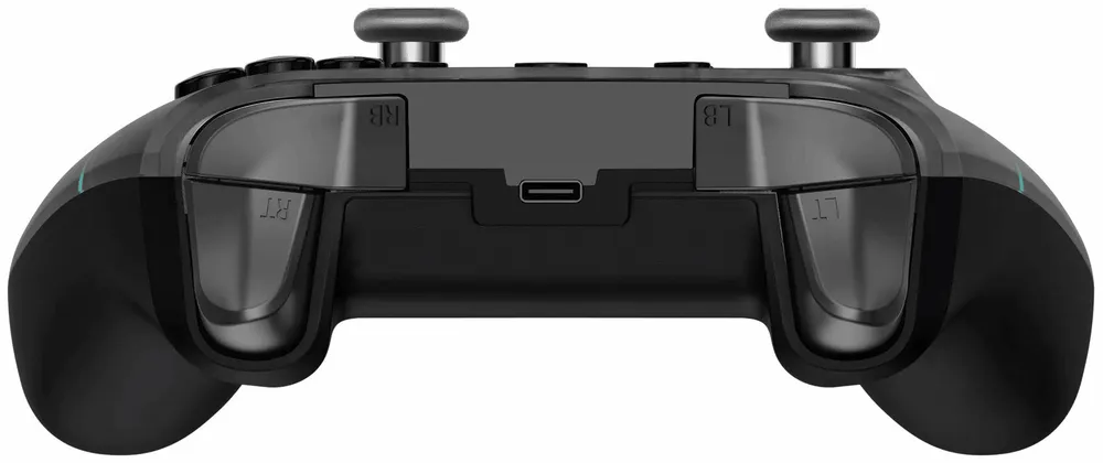 Геймпад Machenike G5 Pro Max беспроводной (2.4G, BT) для ПК Steam Android, 20 кнопок RGB-подсветка, стики и триггеры с эффектом Холла, питание USB Type-A, 3 сменных стика, черный матовый, 2,4 г, фото 6