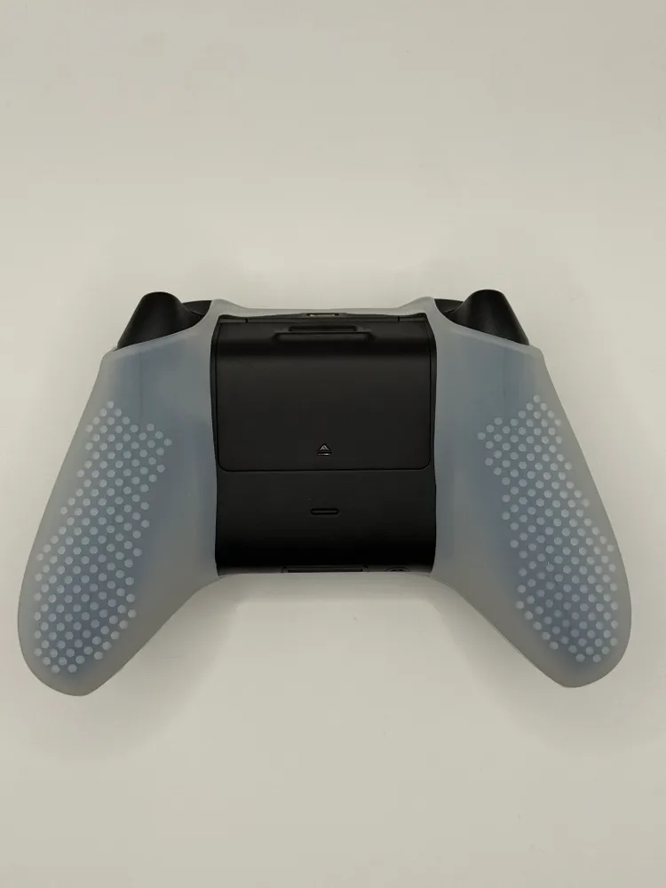 Силиконовый чехол для геймпада / 2 накладки на стики для джойстика XBOX Series X S белый, белый, фото 3
