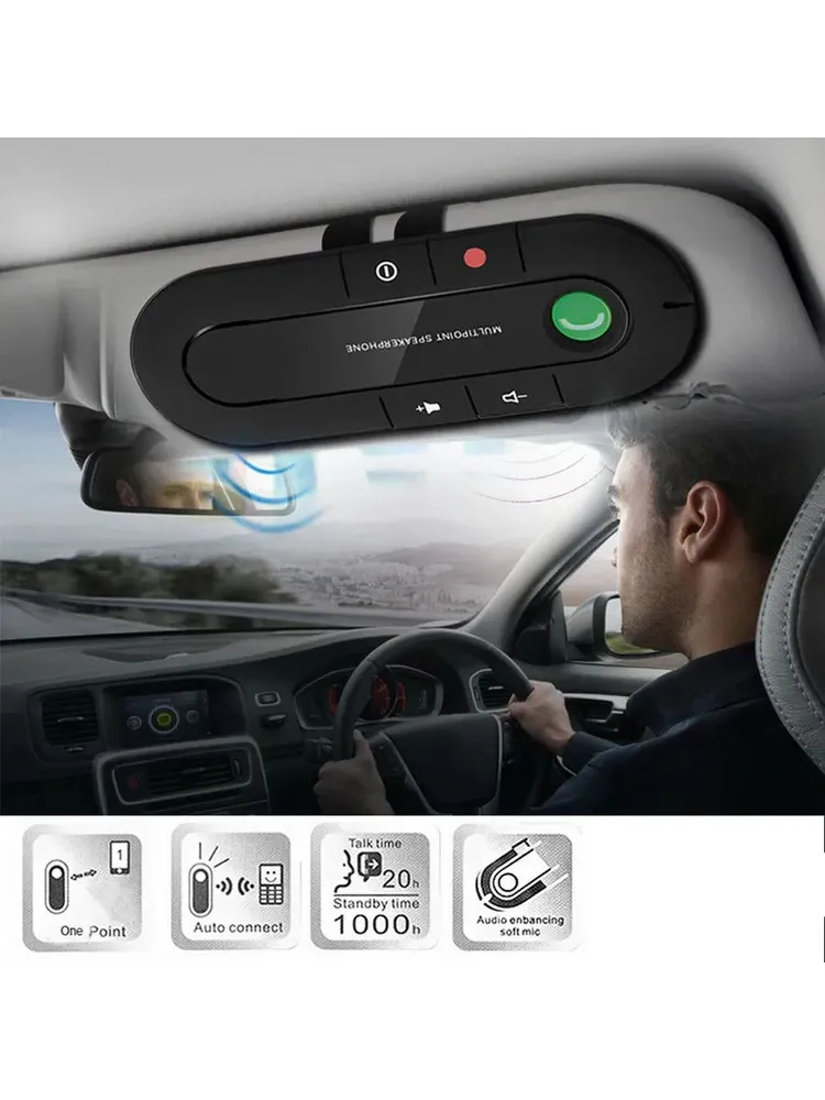 Беспроводная Bluetooth авто гарнитура с громкой связью, вариант, фото 2