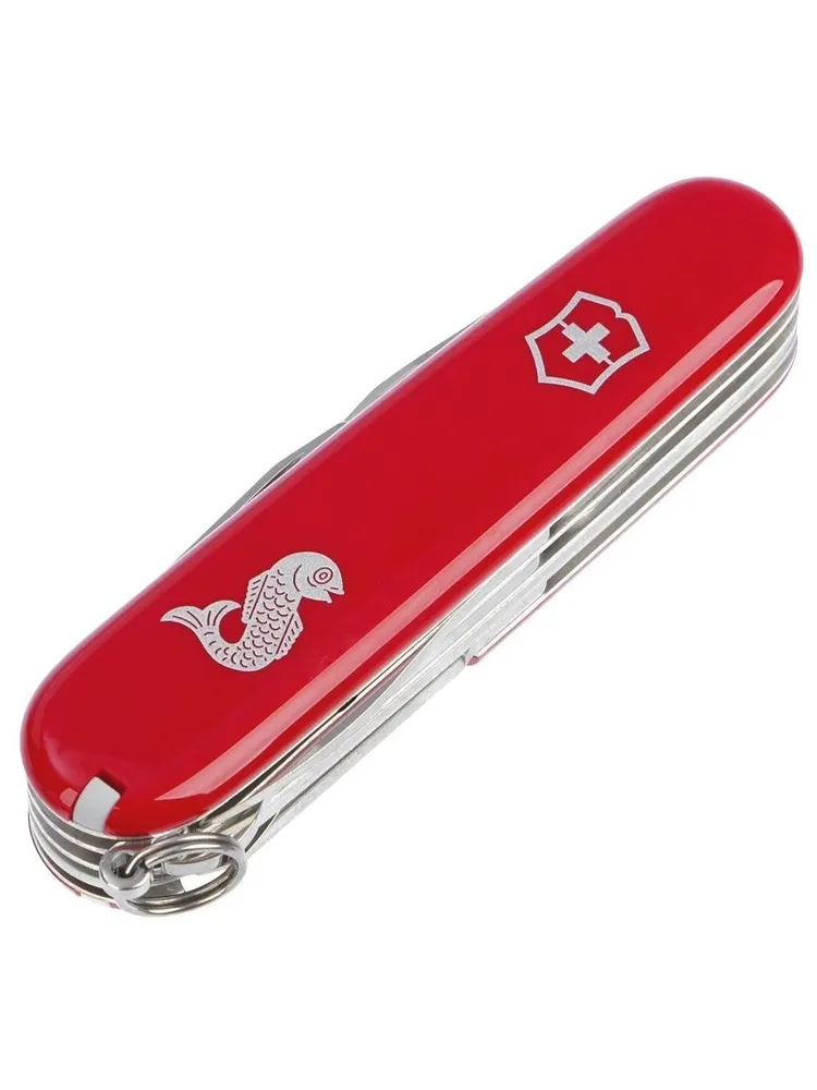 Нож перочинный VICTORINOX Fisherman 1.4733.72, 91 мм, 18 функций, красный, красный, фото 3