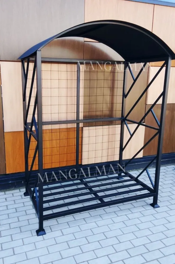 MangalMan Дровница черный, черный, фото 2