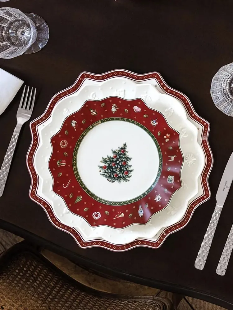 Тарелка новогодняя 24 см, Toy's Delight, Villeroy & Boch, Премиум-Фарфор, вариант, фото 2