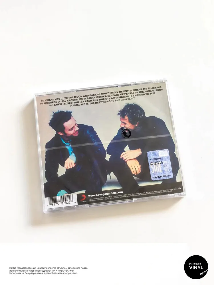 CD диск Savage Garden - The Singles (CD) 2016, вариант, фото 2
