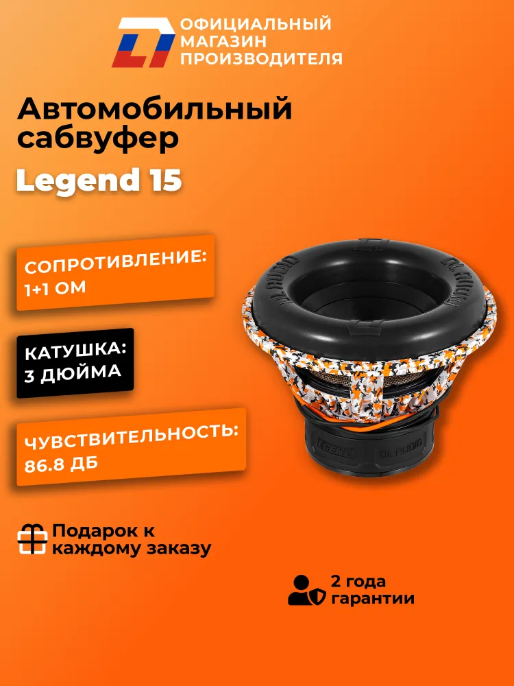Сабвуфер автомобильный 15 дюймов DL Audio Legend 15, 15 дюймов, фото 3