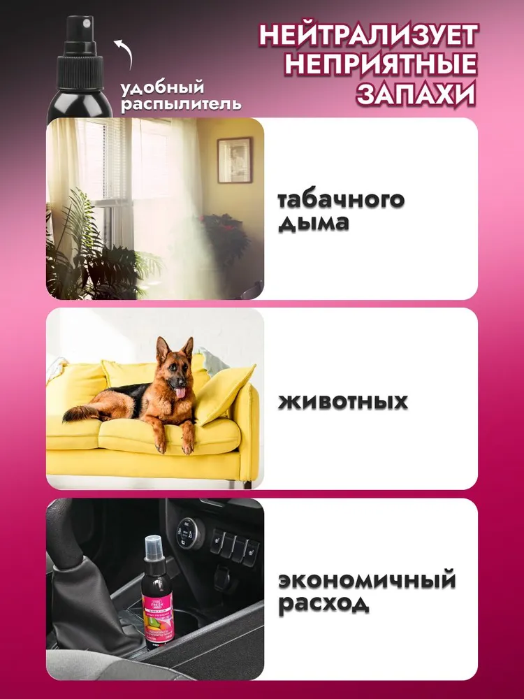 Ароматизатор для автомобиля бабл гам, 100 мл, 100 мл, фото 3