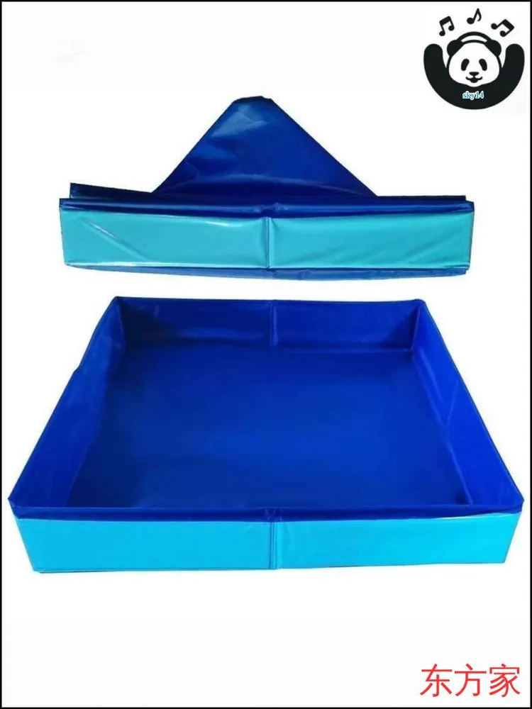 Эксклюзивная песочница для творчества синяя LIN 50x50x8 см, 50x50x8 см