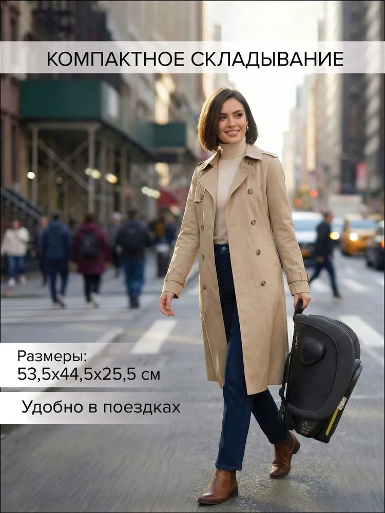 Автокресло детское Pituso "Prados" от 1 до 12 лет, группа 1/2/3 (9-36 кг), isofix, цвет графит, 36 кг, фото 3