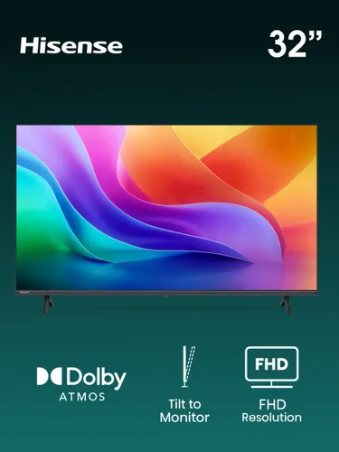 Hisense Телевизор 32A5S, Dolby Atmos, Hi-Qled, FHD 32″ Full HD, черный