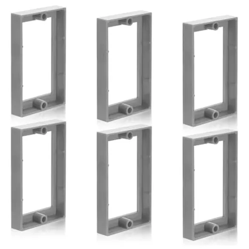 6 удлинителей для электрических коробок, 1/2-дюймовые удлинители для розеток с одной группой для вык