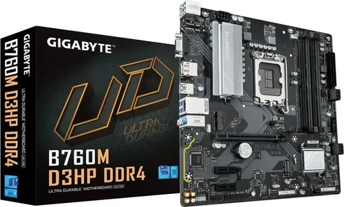 Материнская плата Gigabyte LGA1700 DDR4 micro-ATX B760, B760M D3HP DDR4