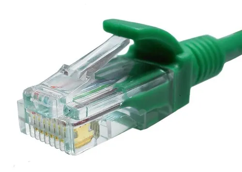 Патч-корд Suprlan 10-0157 UTP RJ-45 вил.-вилка RJ-45 кат.5E 1м зеленый LSZH 26AWG