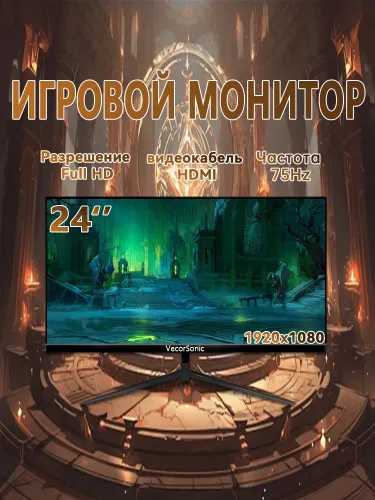 VecorSonic 24" Монитор, черный