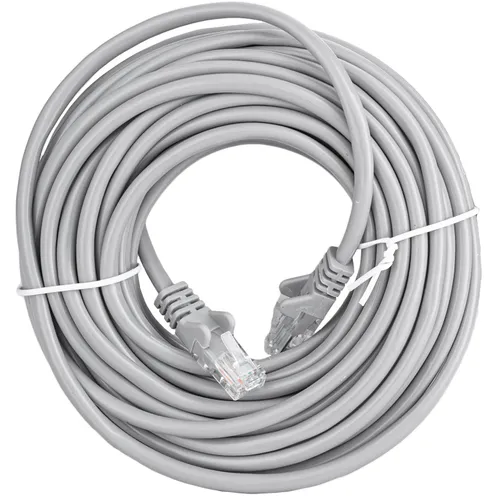 NEO Кабель для интернет-соединения RJ-45/RJ-45, 15 м, светло-серый