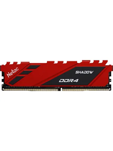 Netac Оперативная память Оперативная память Netac Shadow 8GB DDR4-2666 (PC4-21300) C19 19-19-19-43 1