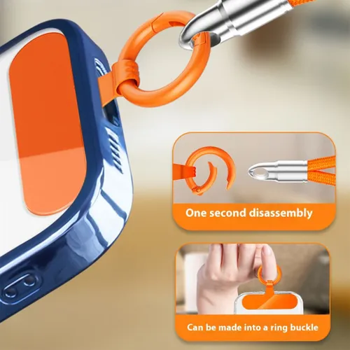 Металлическое кольцо-держатель для телефона, Оранжевый