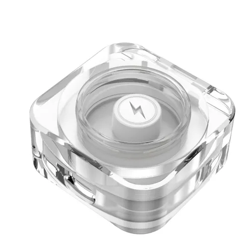 Зарядное устройство Smart Ring емкостью 200 мАч со светодиодной подсветкой (прозрачное)