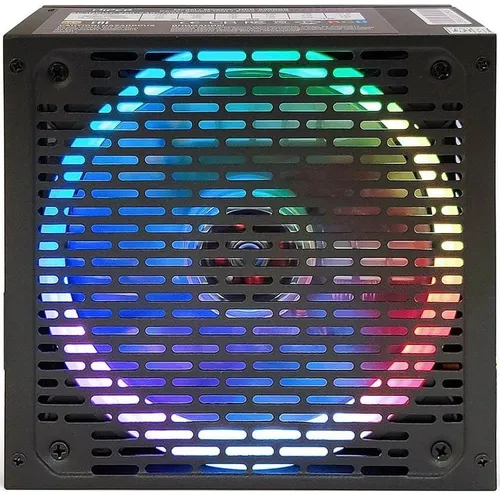 Блок питания ATX 500W Hiper HPB-550RGB "85+" (APFC/5xSATA/2xMolex/6+2pin/140mm RGB) RTL
