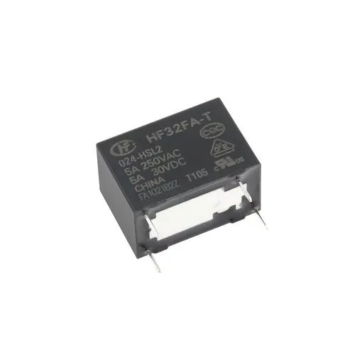 2pcs Реле HF32FA-T-024-HSL2 1НО, 4 вывода, 5А 250В перем. Промежуточное герметичное