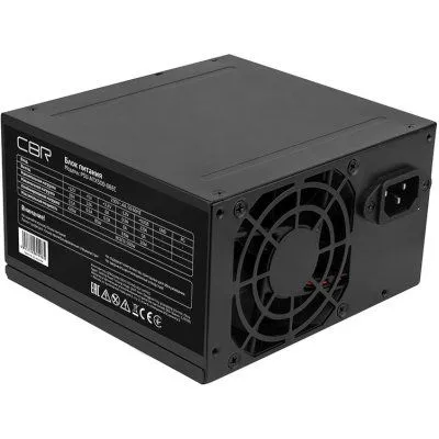 Блок питания CBR PSU-ATX500-08EC, 500Вт, 80мм, черный