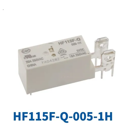 Реле электромагнитное HF115F-Q-005-1H (1НО, 5VDC, 16A 250VAC) - для промышленной автоматики