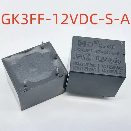 3pcs Электромеханическое реле GK3FF-12VDC -S-A 4 контакта 10А