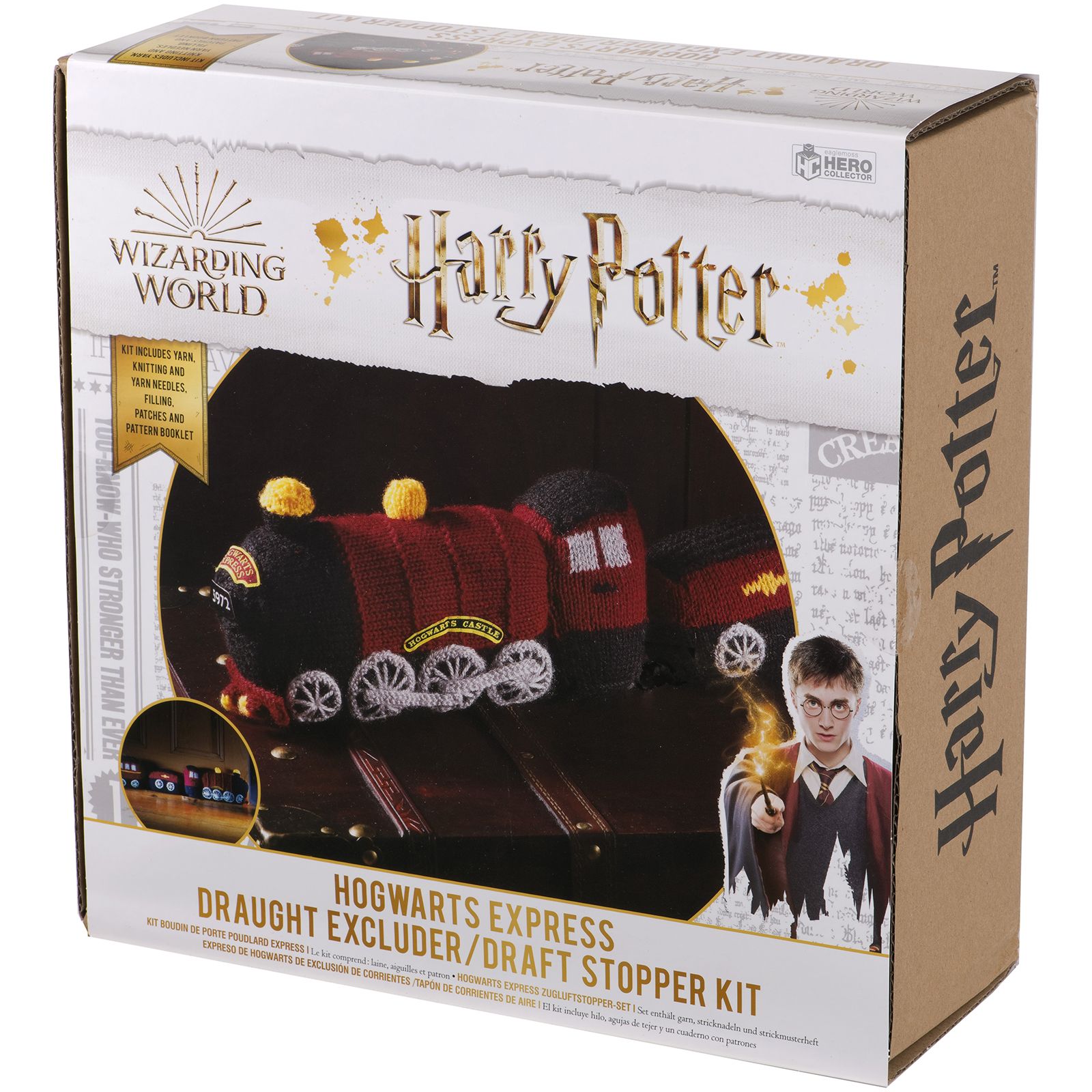 Иглмосс / Eaglemoss Hero Collector Гарри Поттер / Harry Potter набор для вязания валика от сквозняков Хогвартс-экспресс