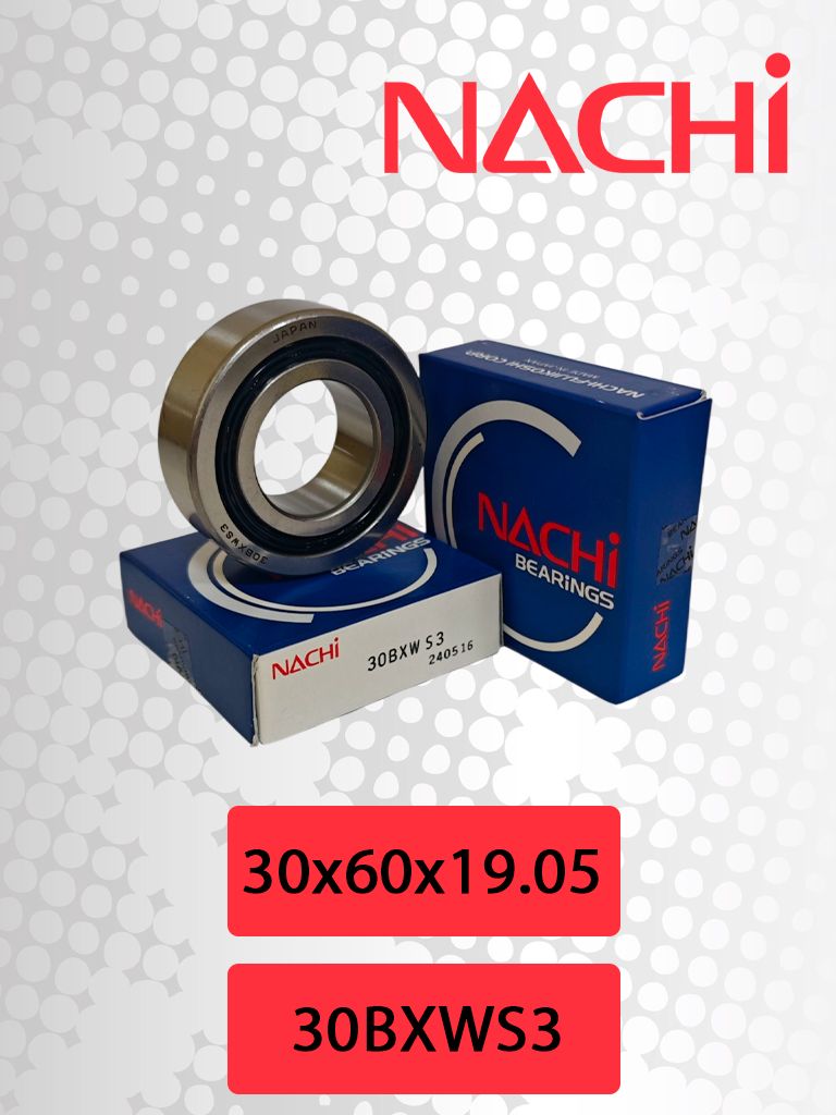 Подшипник 30BXWS3 Nachi (43225-26AA0) (30x60x19.05) Made in JAPAN