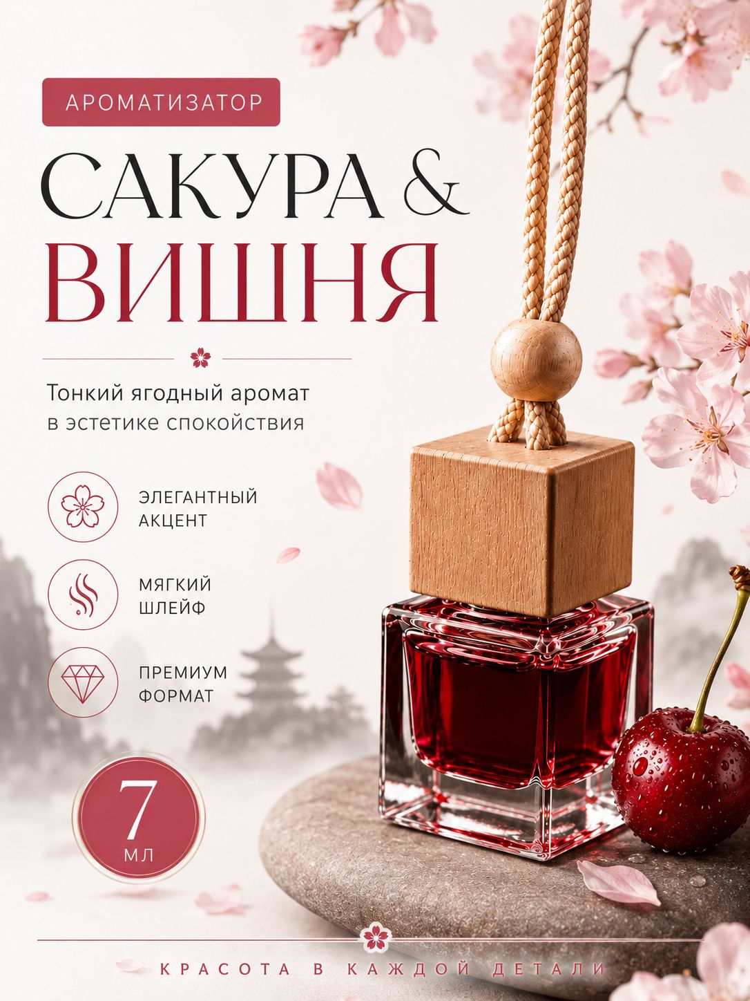 АРОМАТИЗАТОР AIRUS 汽车芳香剂, 果味, 5 毫升