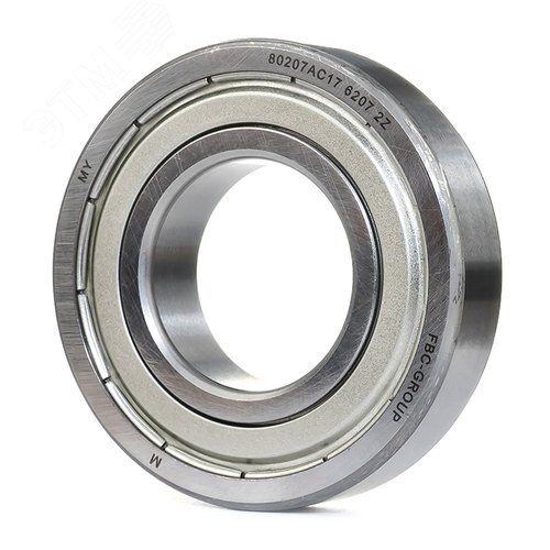 Подшипник шариковый радиальный FBC 6207 2Z, 35 72 17 мм