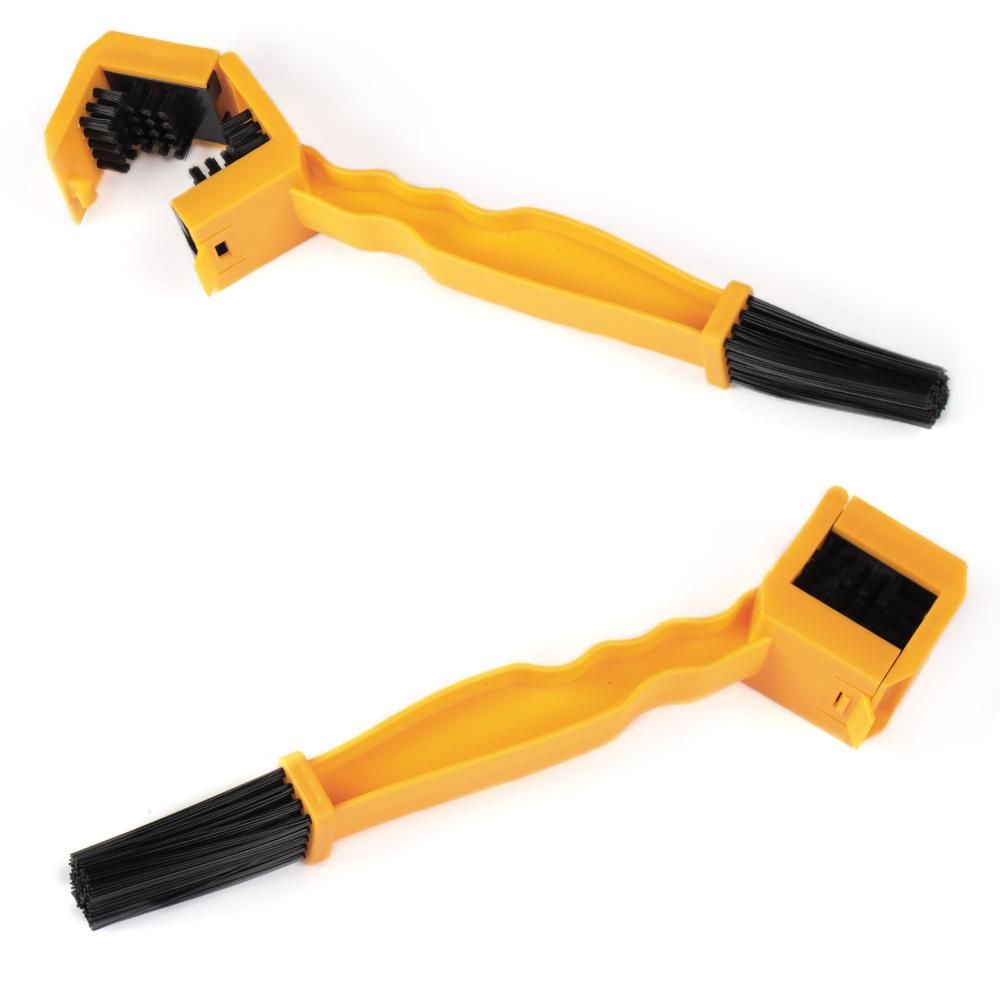 Щётка четырёхсторонняя BLACK TOOLS BT4Y для чистки вело и мотоцепей и кассет, с размыкающейся головкой, 26,2 см, 62 г Щётка четырёхсторонняя BLACK TOOLS BT4Y для чистки вело и мотоцепей и кассет, с размыкающейся головкой, 26,2 см, 62 г