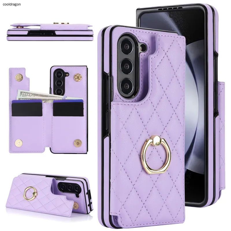 智能手机壳 用于 Samsung Galaxy Z Fold5, 塑料 , 浅紫色