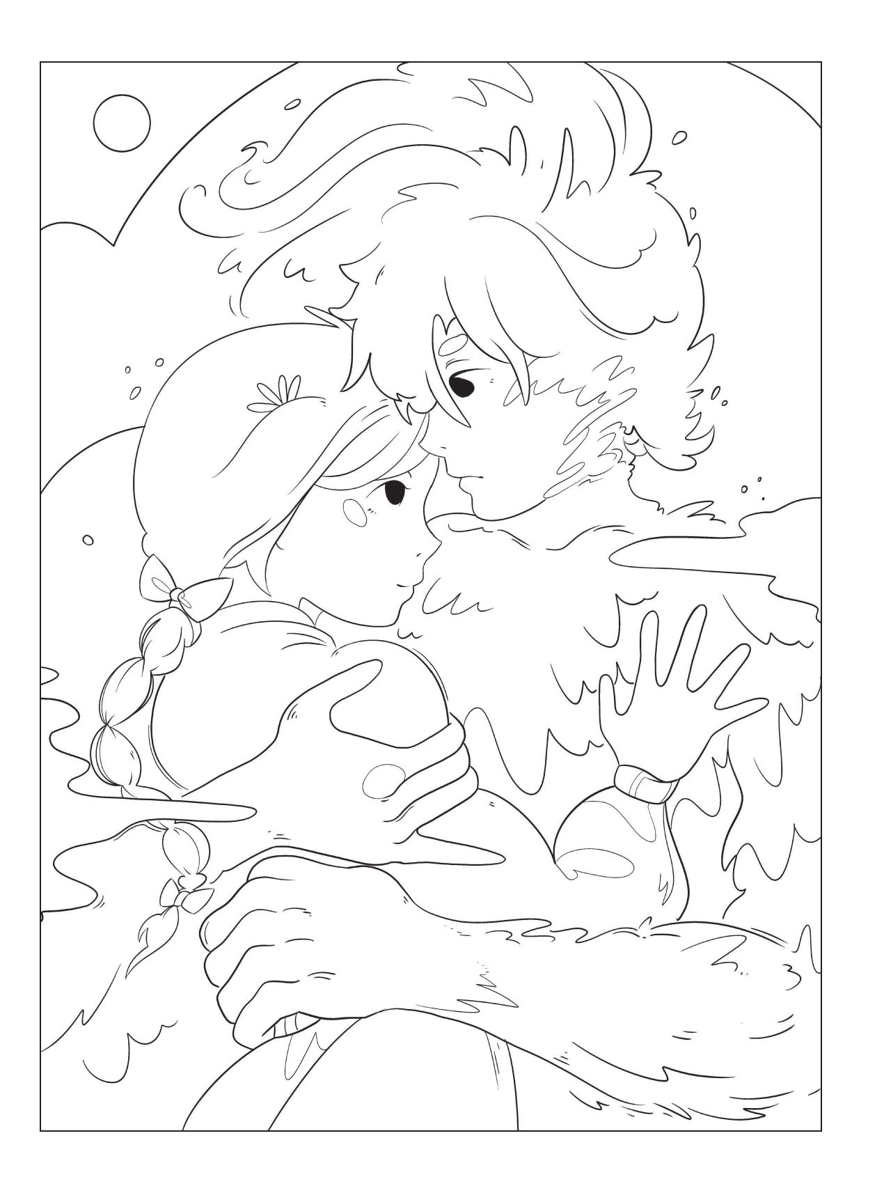 Вселенные Хаяо Миядзаки. Раскраска по мотивам любимых аниме | Coloring Book - Ozon image 7