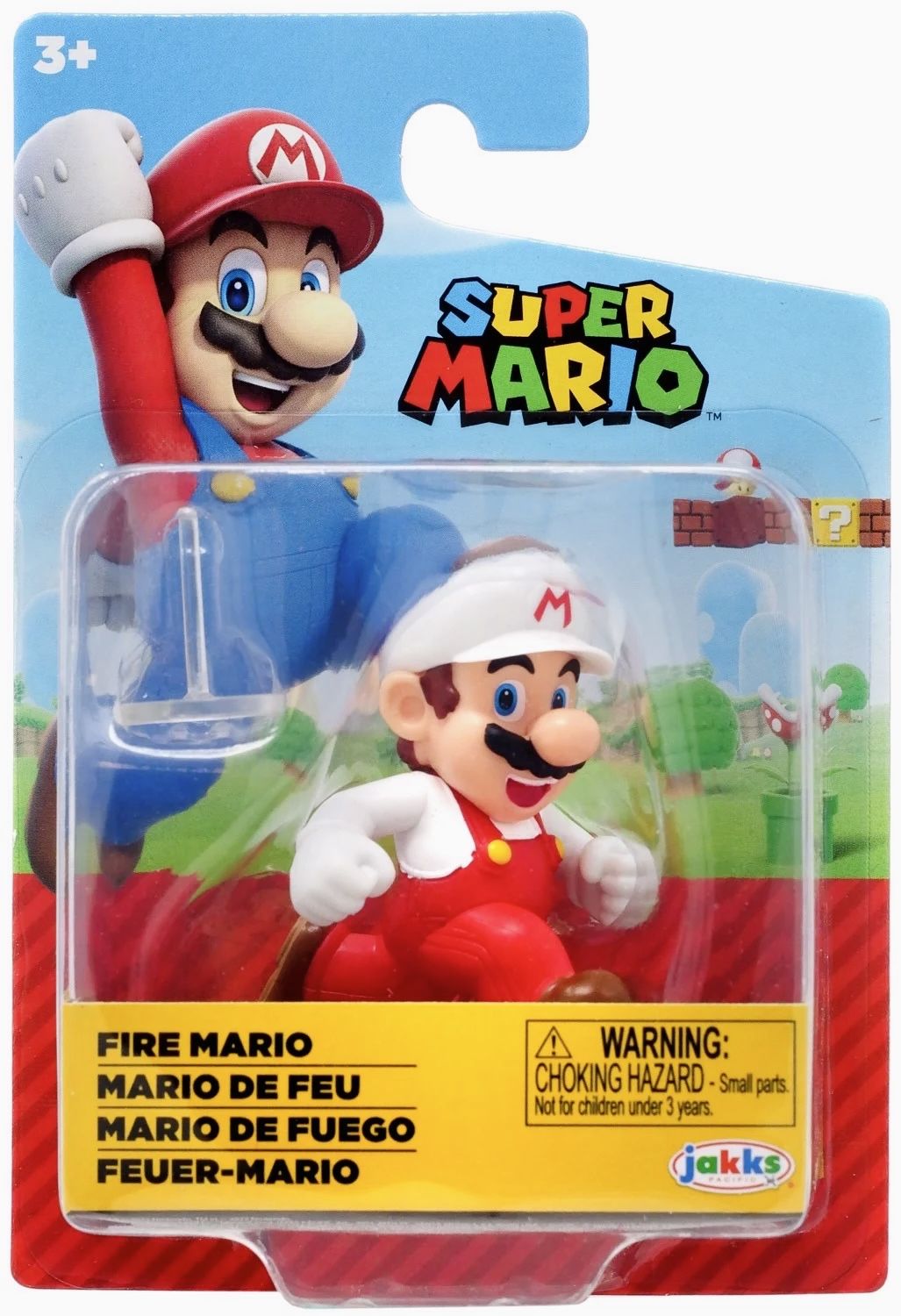 SUPER MARIO Фигурка Огненный Марио Бегун на подставке Коллекционная (Ограниченное издание)