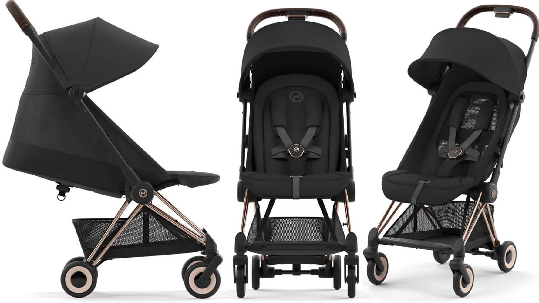 Cybex прогулочная коляска Coya Rosegold Sepia Black с дождевиком - купить с  доставкой по выгодным ценам в интернет-магазине OZON (1511226915)