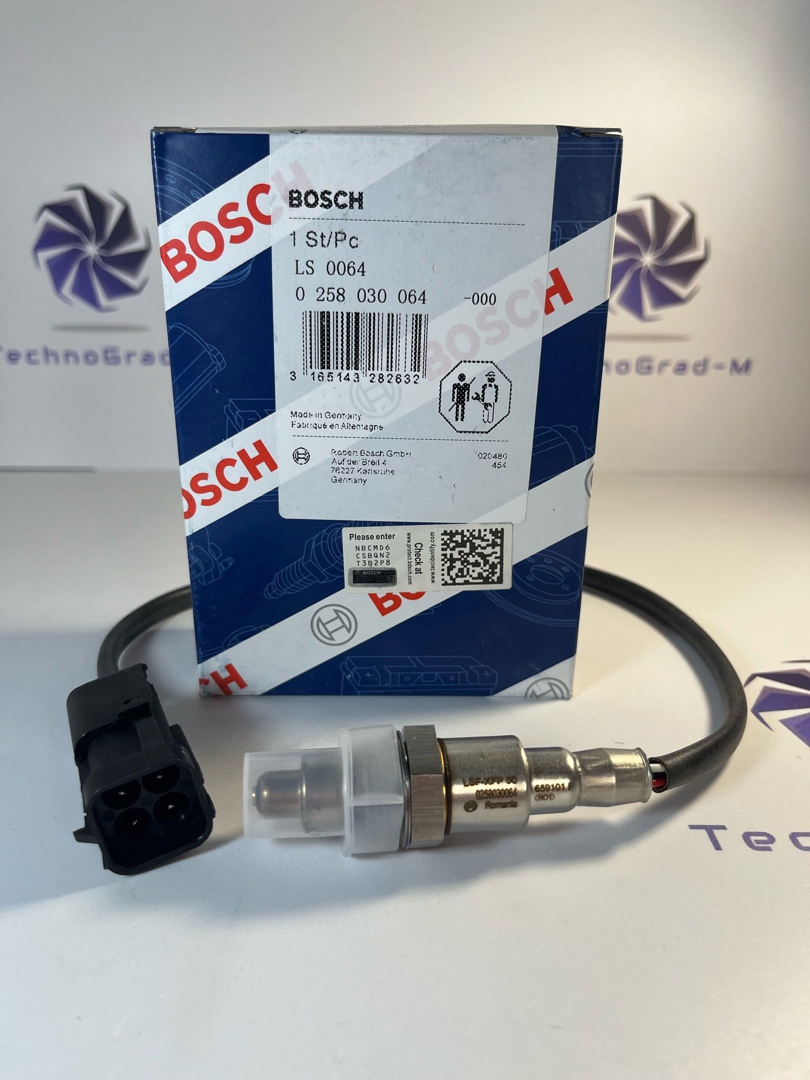 Датчик кислорода (лямбда-зонд) BOSCH 0258030064 (LSF-XFP50) на