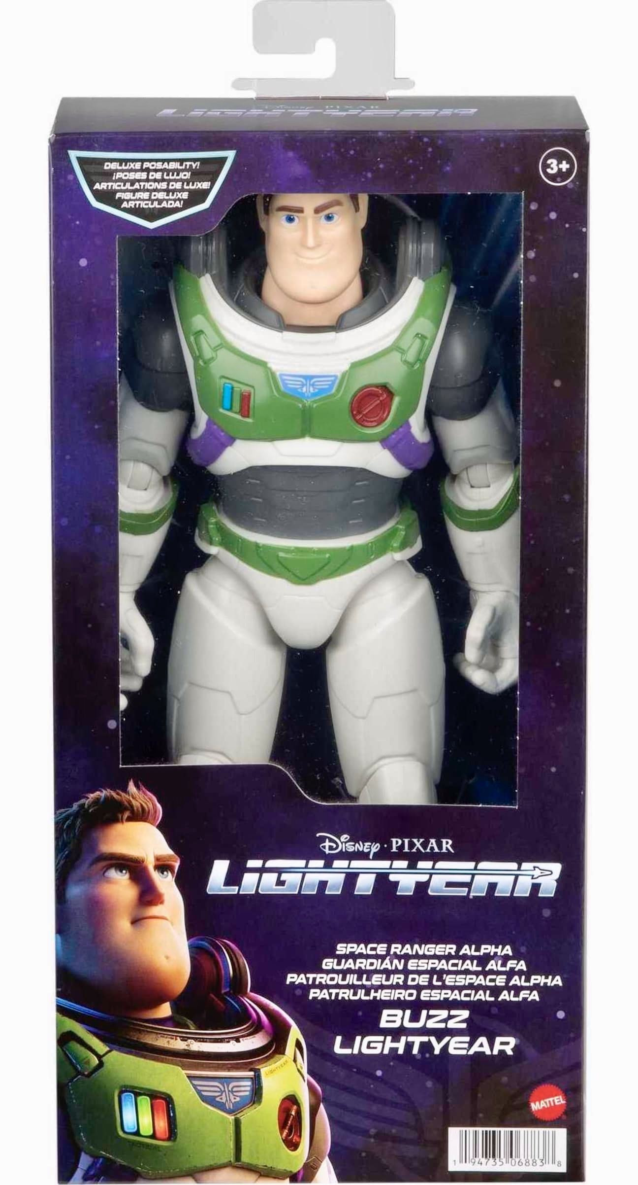 Игрушка Disney И Pixar, Фигурка Disney и Pixar Базз Лайтер Космический Рейнджер Альфа Большой масштаб 12 дюймов