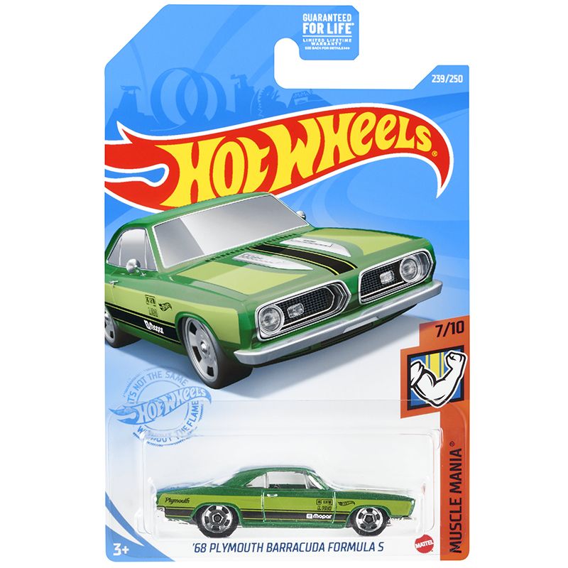 Машинка Mattel Hot Wheels 2021 C4982 68 Plymouth Barracuda Formula