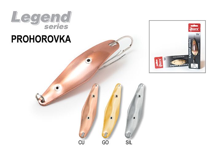 Блесна незац. Akara Legend Prohorovka один крючок 80 мм 15 гр. Sil