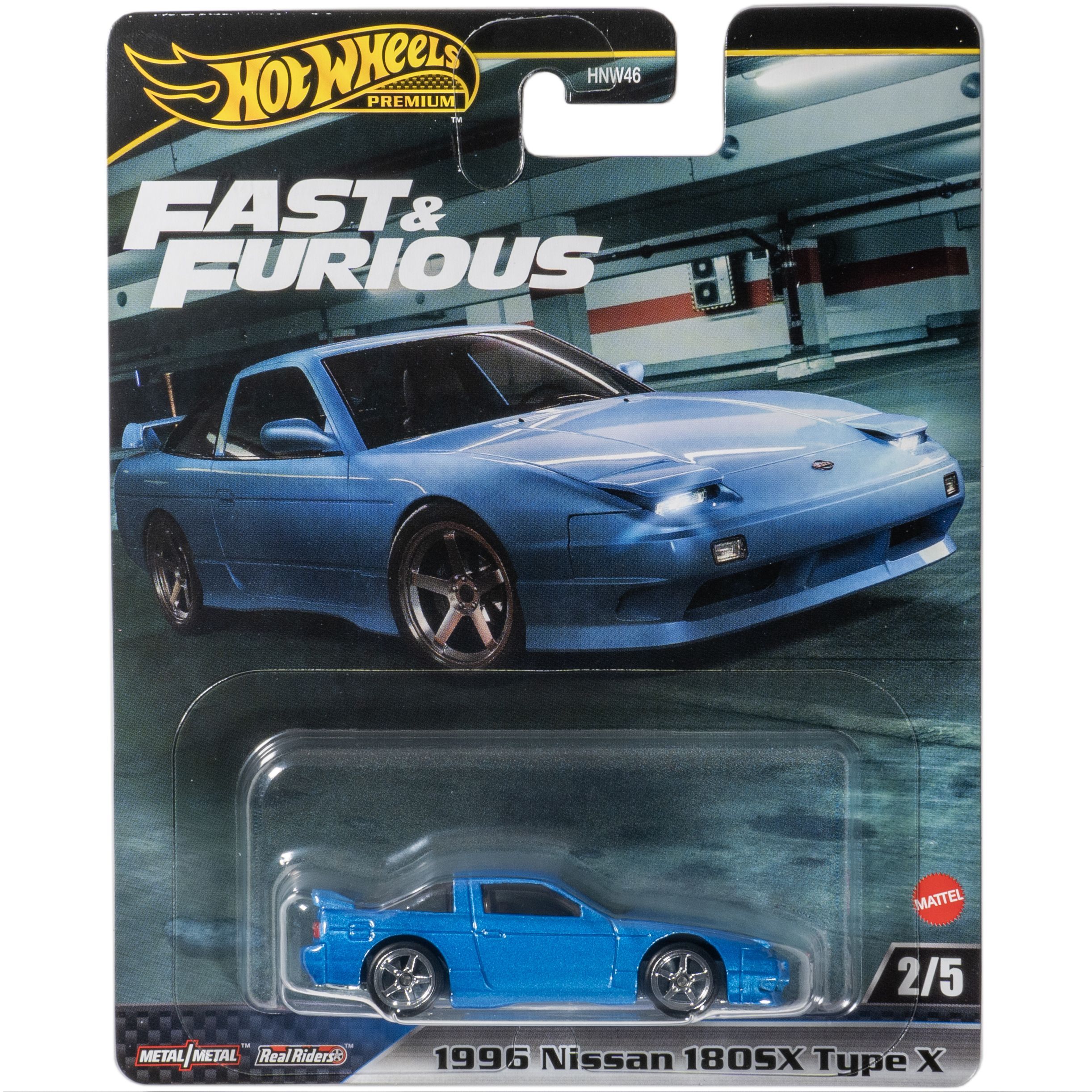 Машинка Hot Wheels Premium 1996 Nissan 180SX Type X купить на OZON
