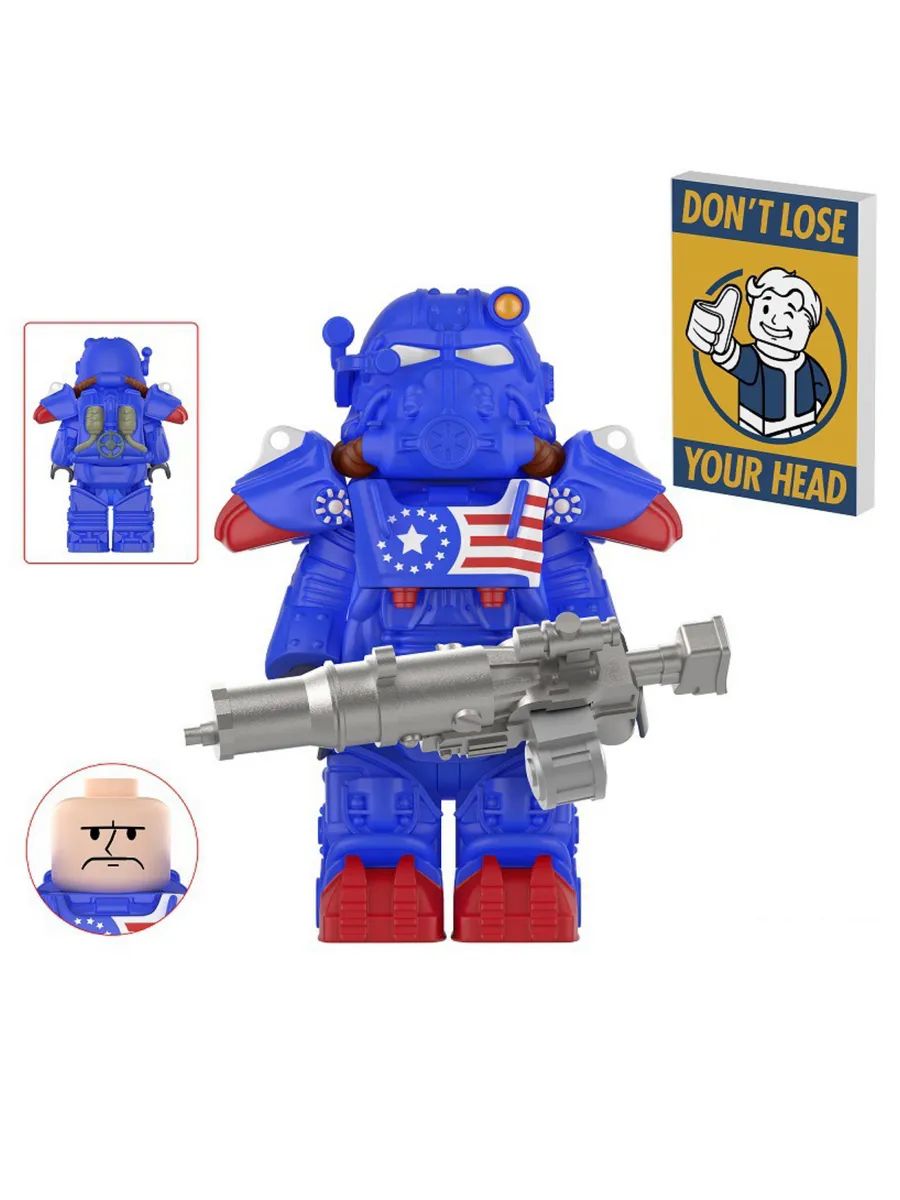 Фигурка T60 America Patriot Power Armor / Фоллаут / Fallout