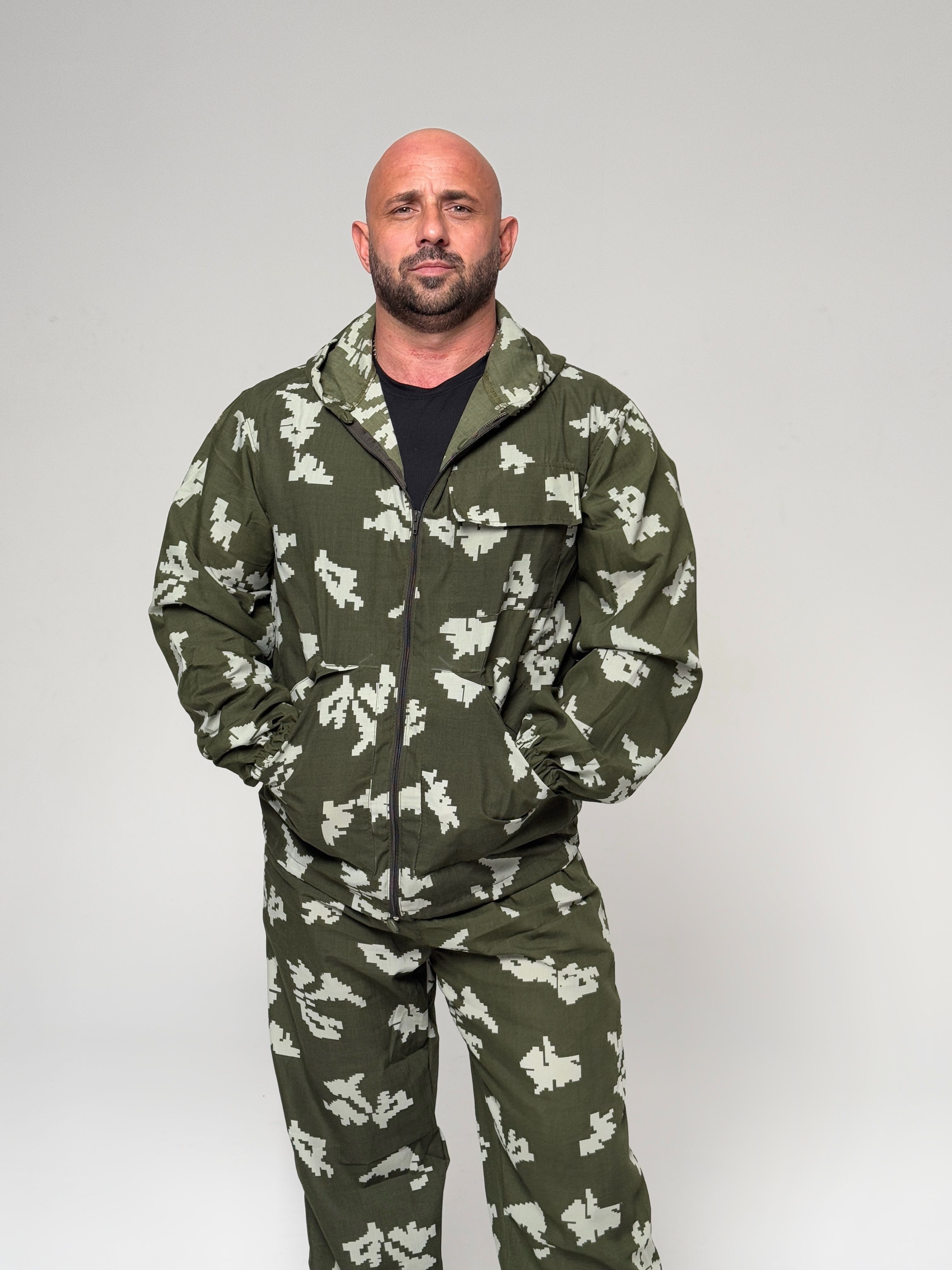 Легкийзащитныйхакикостюм;тактическаяармейскаяформадляохотыирыбалки/камуфляж48-50