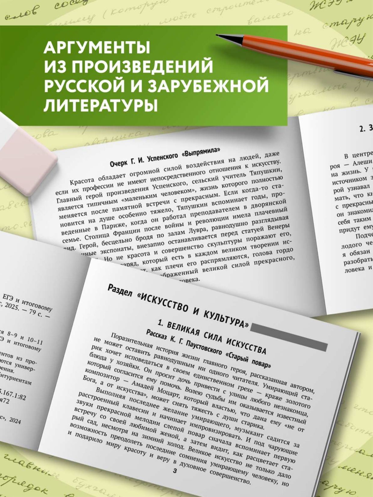 Литературные аргументы для подготовки к ОГЭ, ЕГЭ и итоговому сочинению | Literary Arguments for OGE, EGE, and Final Essay Preparation - Ozon image 4