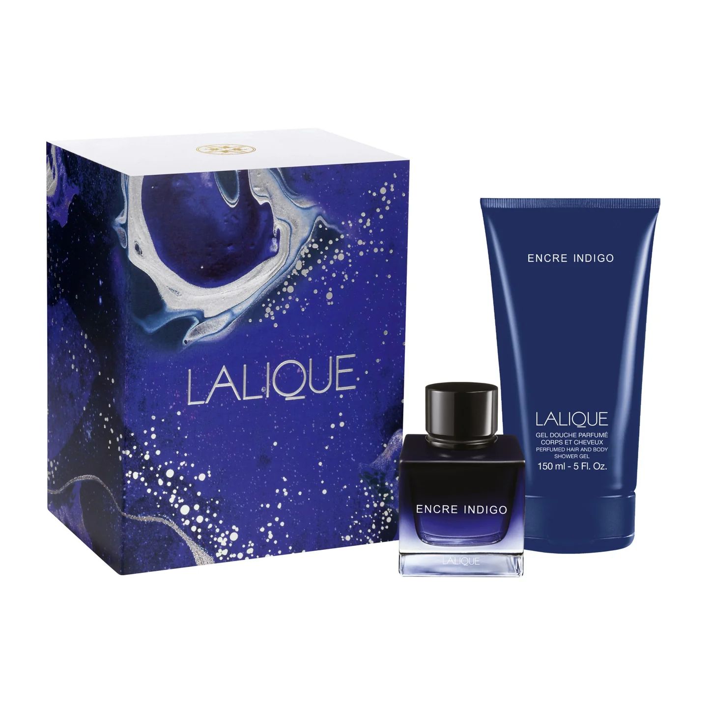 Lalique Encre Indigo парфюмерная вода 50 мл + Гель для душа 150 мл купить