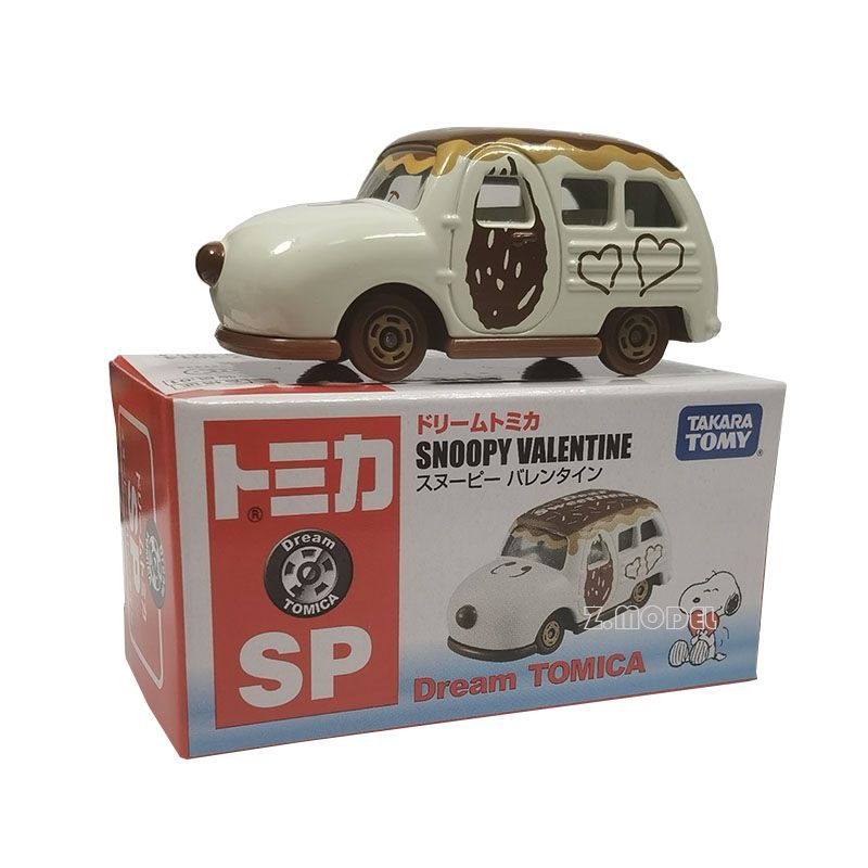 TOMICA 1 64 Snoopy Car II 153 Cartoon Children's toy gifts Модель