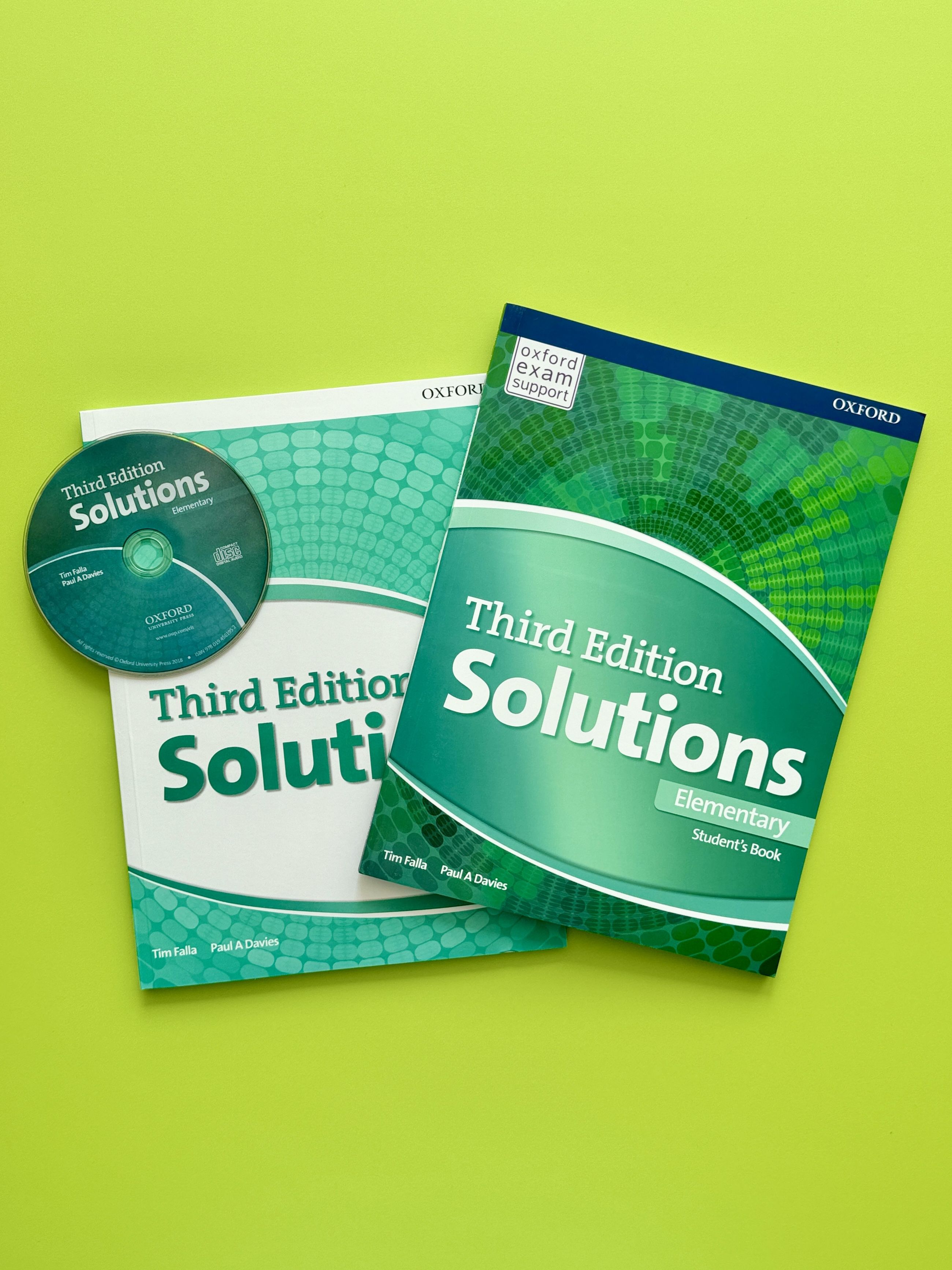 Комплект Solutions Elementary (Third Edition): Учебник+Тетрадь+CD | Solutions Elementary (Third Edition): Student Book + Workbook + CD
