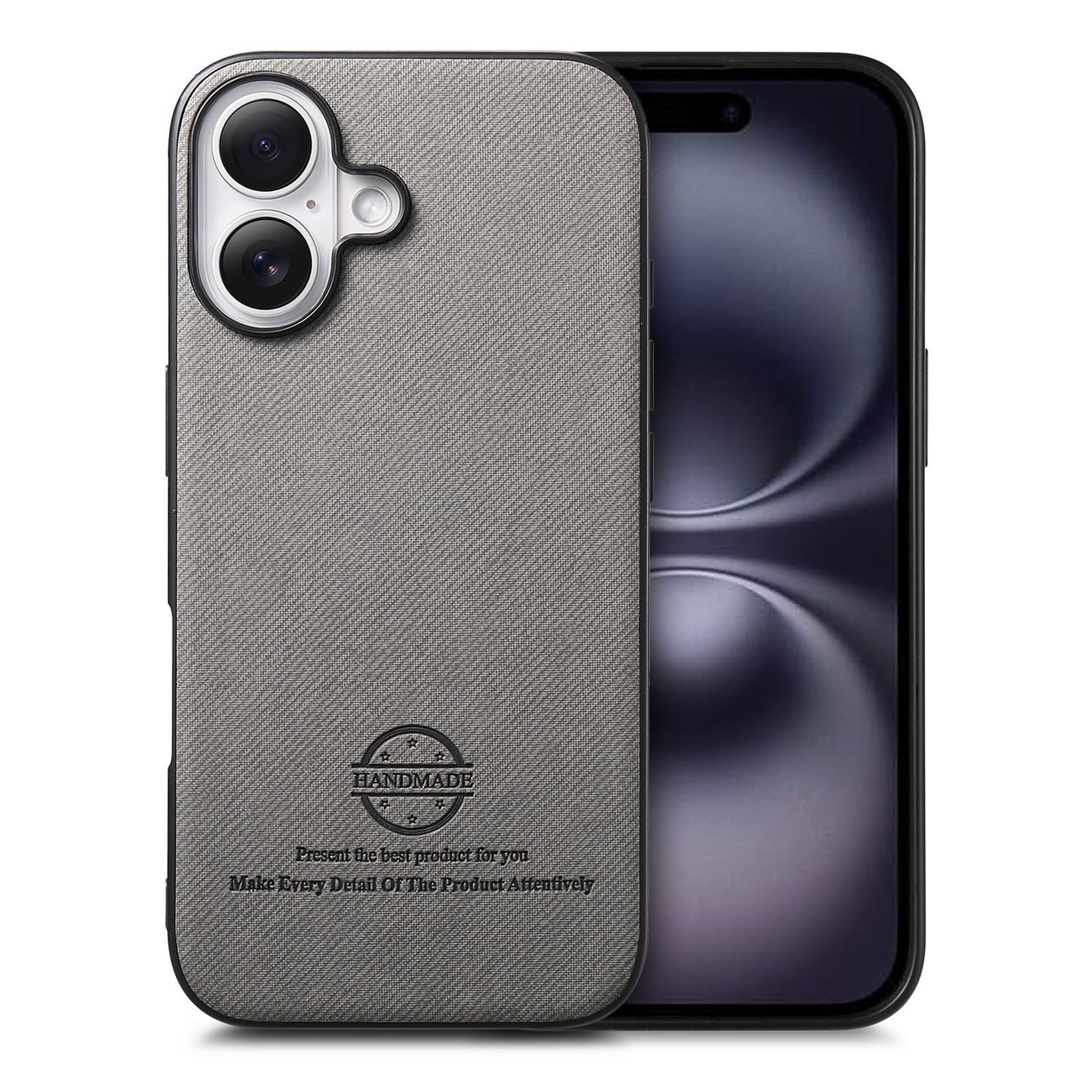 智能手机壳 用于 Apple iPhone 16 Plus, 热塑性聚氨酯, 灰色