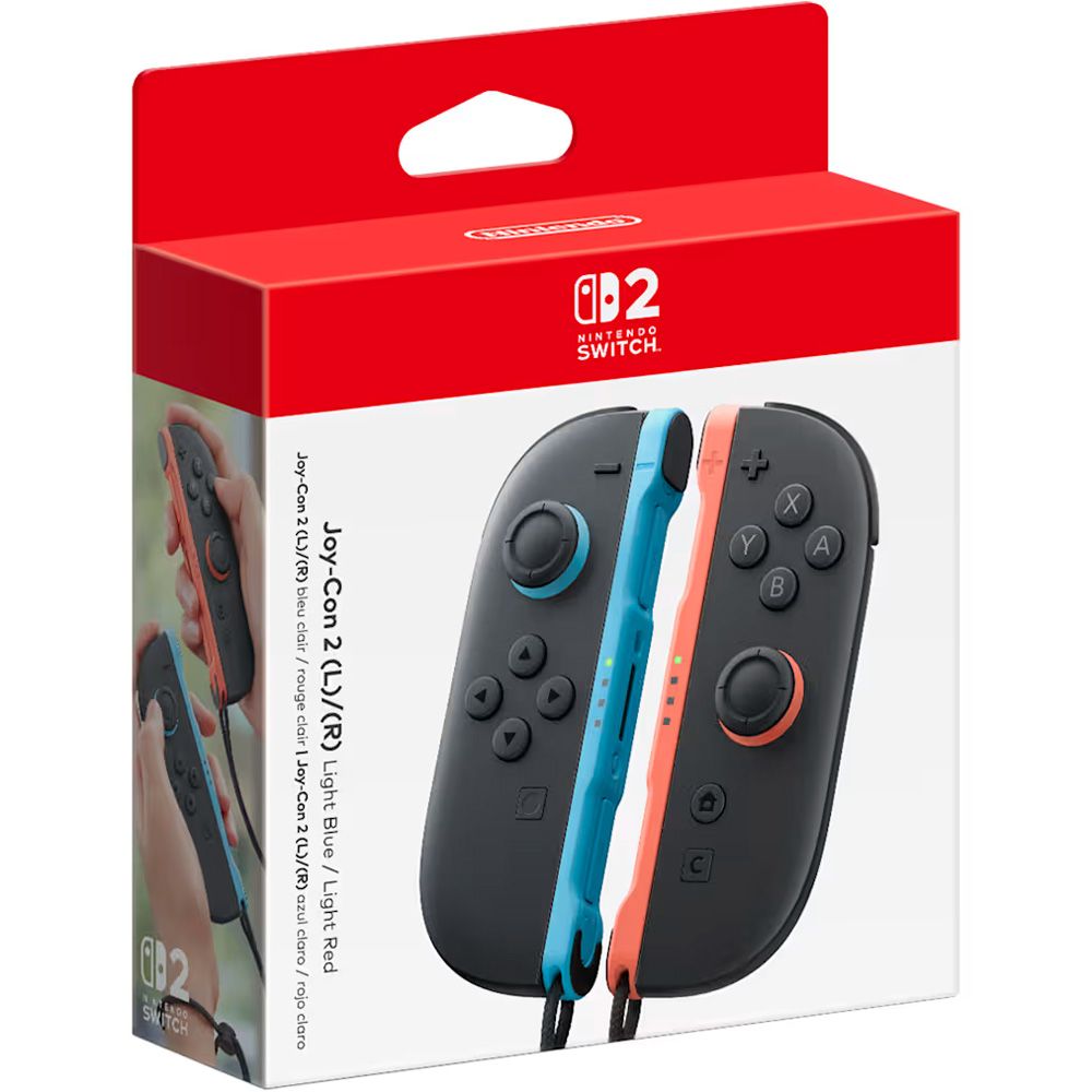 Nintendo Switch 本体 + Joy-Conコントローラー Набор из двух контроллеров Joy-Con 2 Light Blue/Light Red (светло
