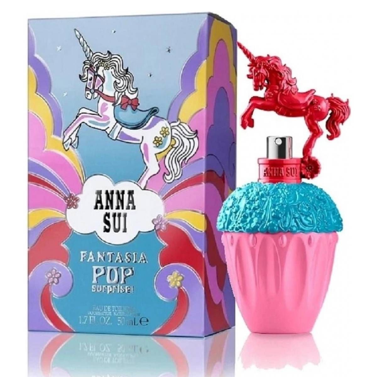 Anna Sui FANTASIA POP SURPRISE! blue red Туалетная вода для женщин 50 мл купить